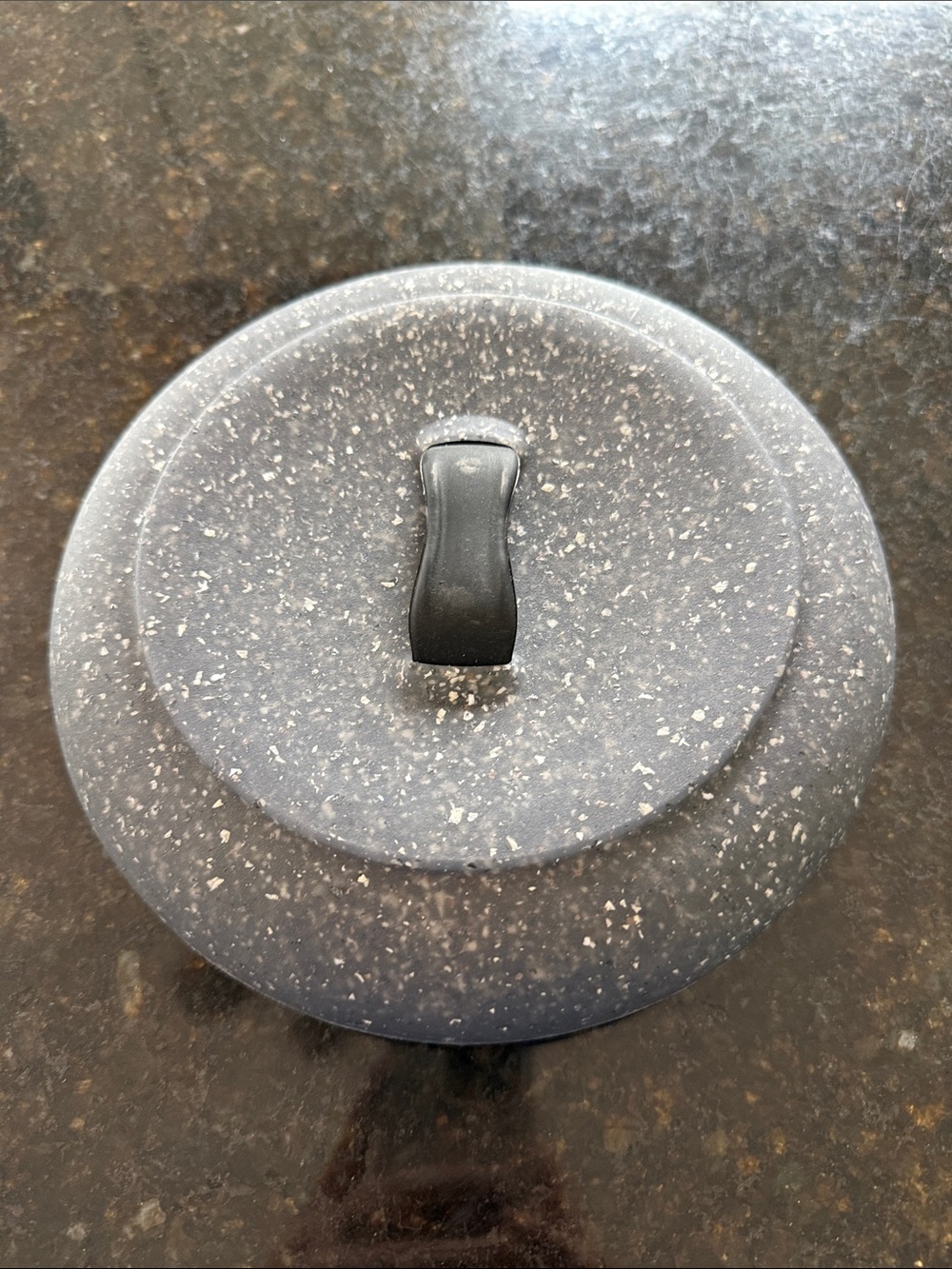 Speckled Gray small tortilla holder with Black Handle